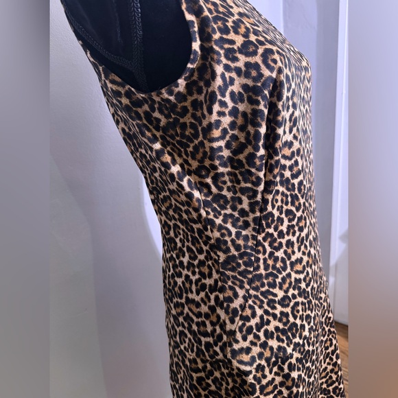 NWT Michael Kors dress with leopard print sleeveless size 8 - Picture 6 of 10